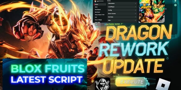 Script Roblox Blox Fruits Update Rồng Dragon Rework Mới Nhất 2026